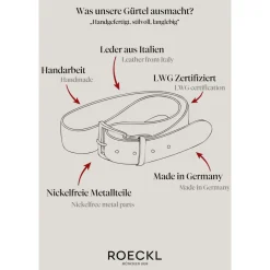ROECKL Amie reversible 3cm - black/creme (schwarz) Sale