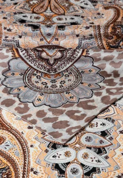 ROECKL Animal Paisley 140x140  - multi camel (beige) Discount