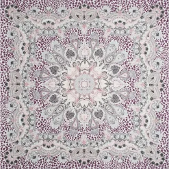 ROECKL Animal Paisley 140x140 - multi wine (rot)