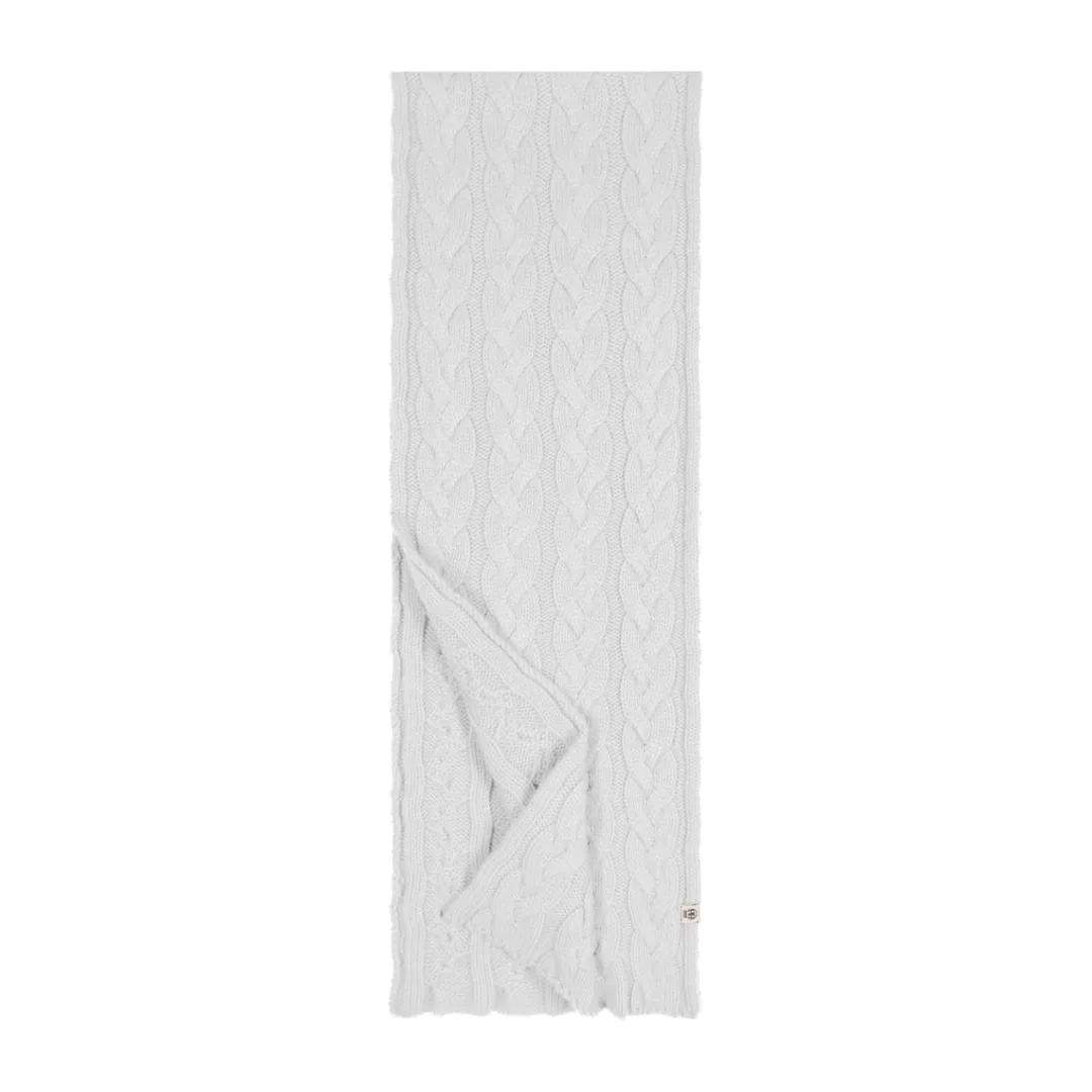 ROECKL Braided Cashmere Schal 30x180 - woolwhite (weiss) Sale
