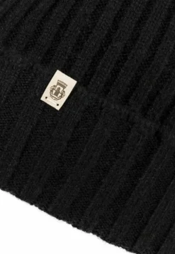 ROECKL Business Cashmere Muetze mit Umschlag - black (schwarz) Clearance