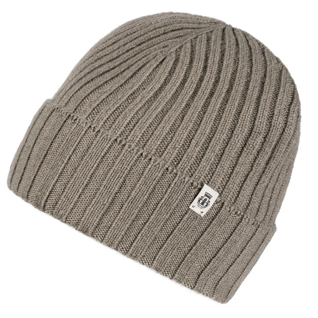 ROECKL Business Cashmere Muetze mit Umschlag - moss (grün) Clearance