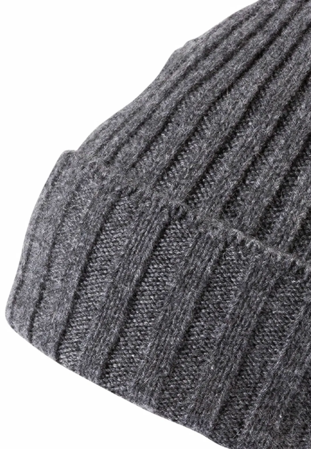 ROECKL Business Cashmere Muetze mit Umschlag - flanell (grau) Hot