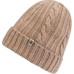 ROECKL Cabled Charm Mütze - cashmere (beige)