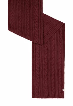 ROECKL Cabled Charm Schal 30x180  - mulberry (rot) Best