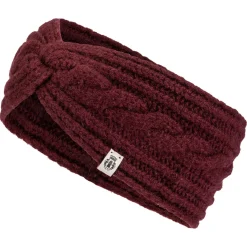 ROECKL Cabled Charm Strirnband - mulberry (rot) New