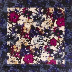 ROECKL Camouflage Flowers 130x130 - multi mulberry (rot) Clearance