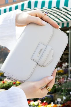 ROECKL Cara Umhängetasche small - almond (beige) New