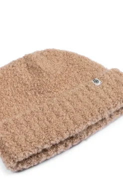 ROECKL Classic Bouclé Umschlagmütze  - camel (beige)