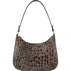 ROECKL Cleo small Croco - mocca (braun) Clearance