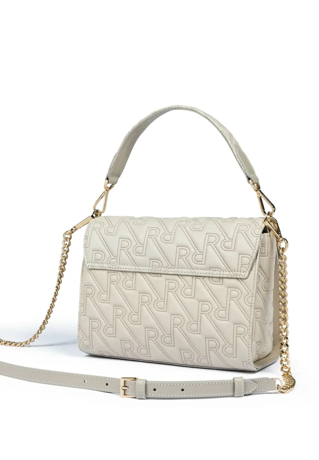 ROECKL Emilia quilted small - almond (beige) Clearance