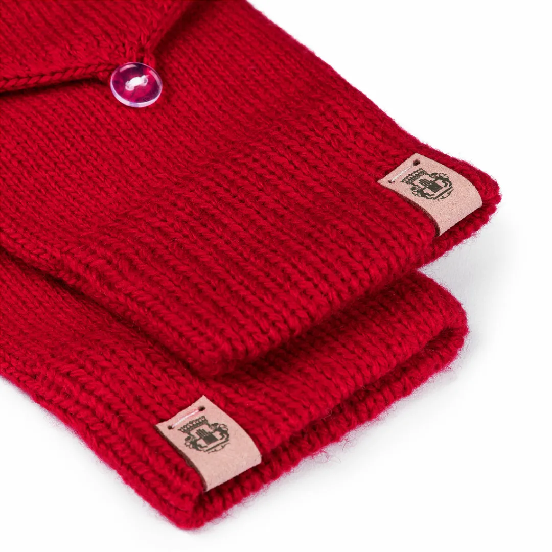 ROECKL Essentials Kapuzenhandschuhe Basic - classic red (rot) Clearance