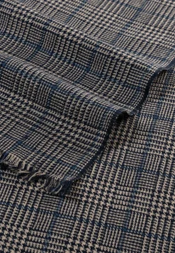 ROECKL Fine Check 35x180  - navy (blau) Online