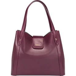 ROECKL Florence Shopper medium - mulberry (rot) Outlet