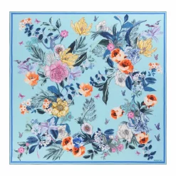 ROECKL Flower Bouquet 100 x 100 - multi turquoise (blau) Sale