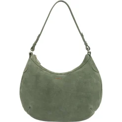ROECKL Liberty Schultertasche medium Veloursleder - loden (grün) Hot