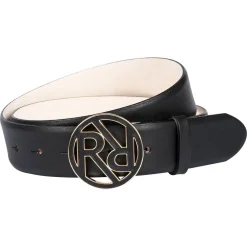 ROECKL Logo Gürtel 3,5cm - black (schwarz) Discount
