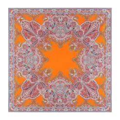 ROECKL Mirror Paisley 90x90 - tangeringe/red (orange) Best