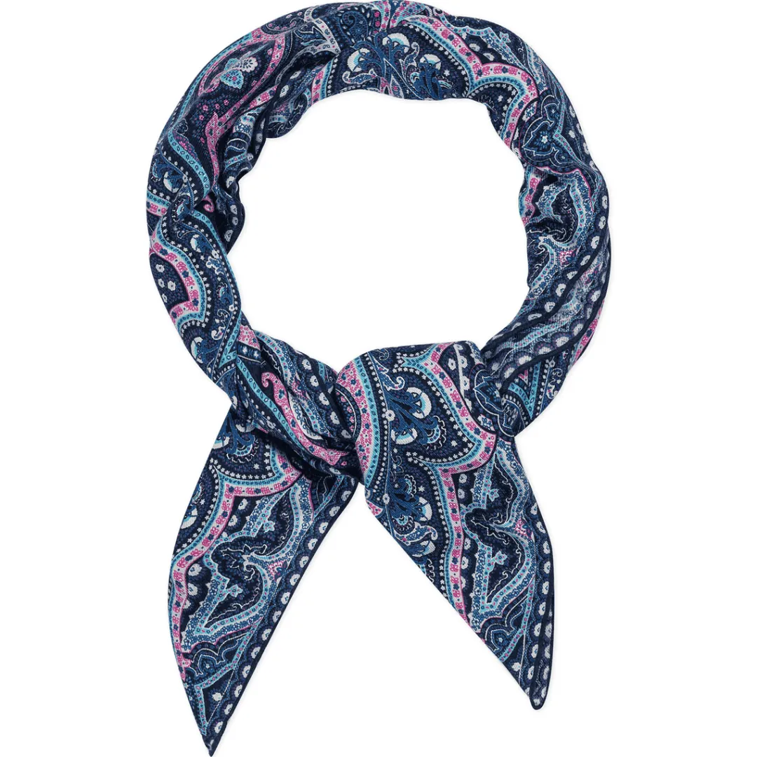 ROECKL Navona Paisley 140x140 - iceblue/navy (blau) Outlet