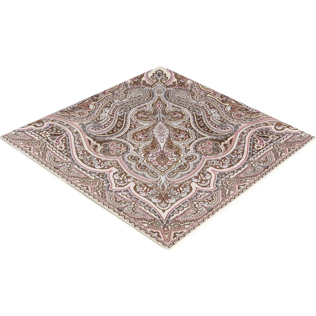 ROECKL Navona Paisley 140x140 - multi pastel (beige) New