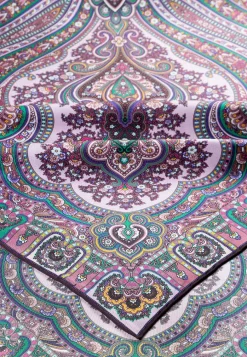 ROECKL Paisley Star 90x90  - multi wine (rot) Hot