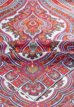 ROECKL Paisley Star 90x90  - white/red (weiss) Best