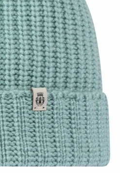 ROECKL Pure Cashmere Umschlagmuetze - opal (grün) Discount