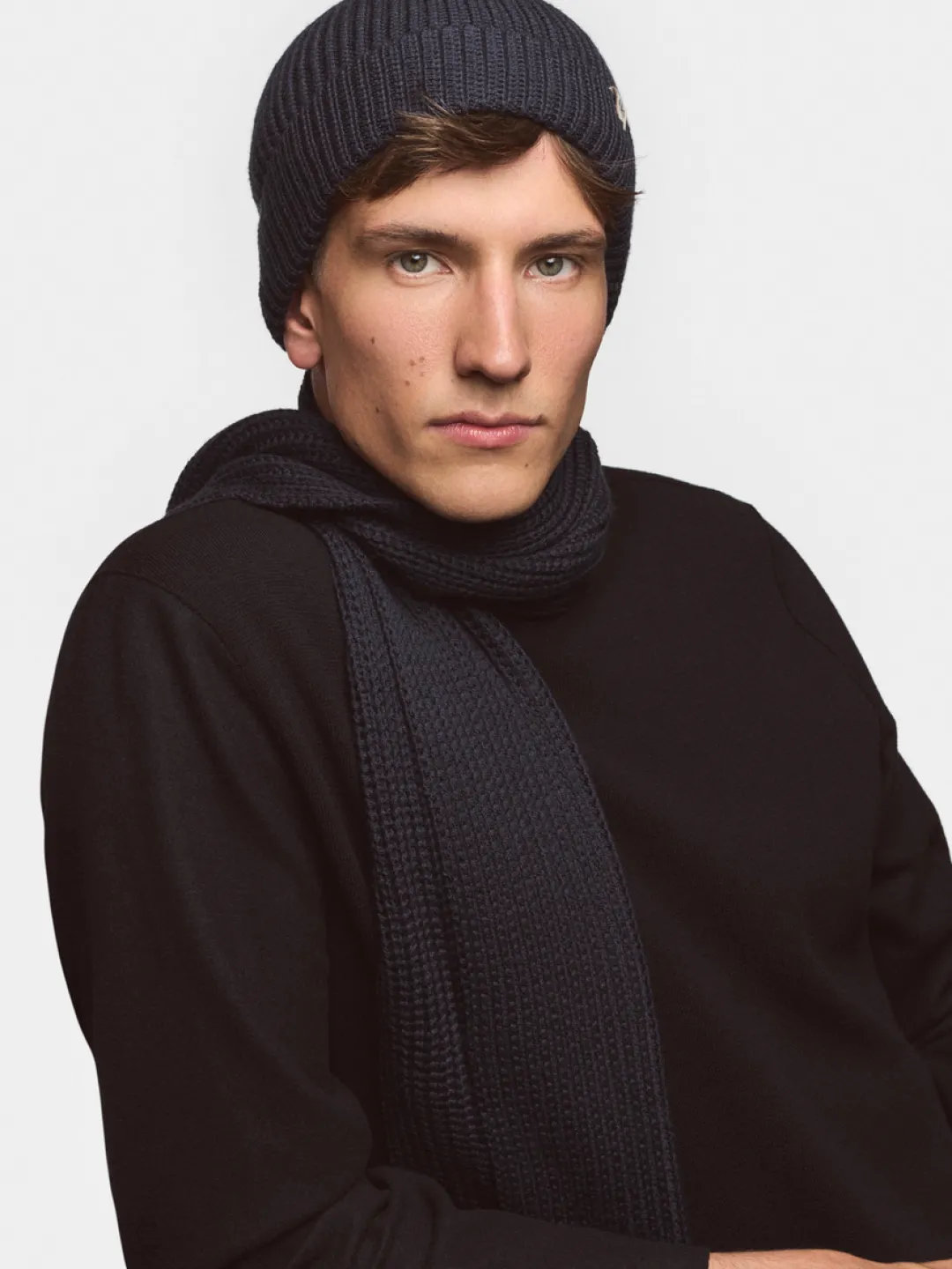 ROECKL Pure Merino Schal 27x180 - navy (blau) Clearance
