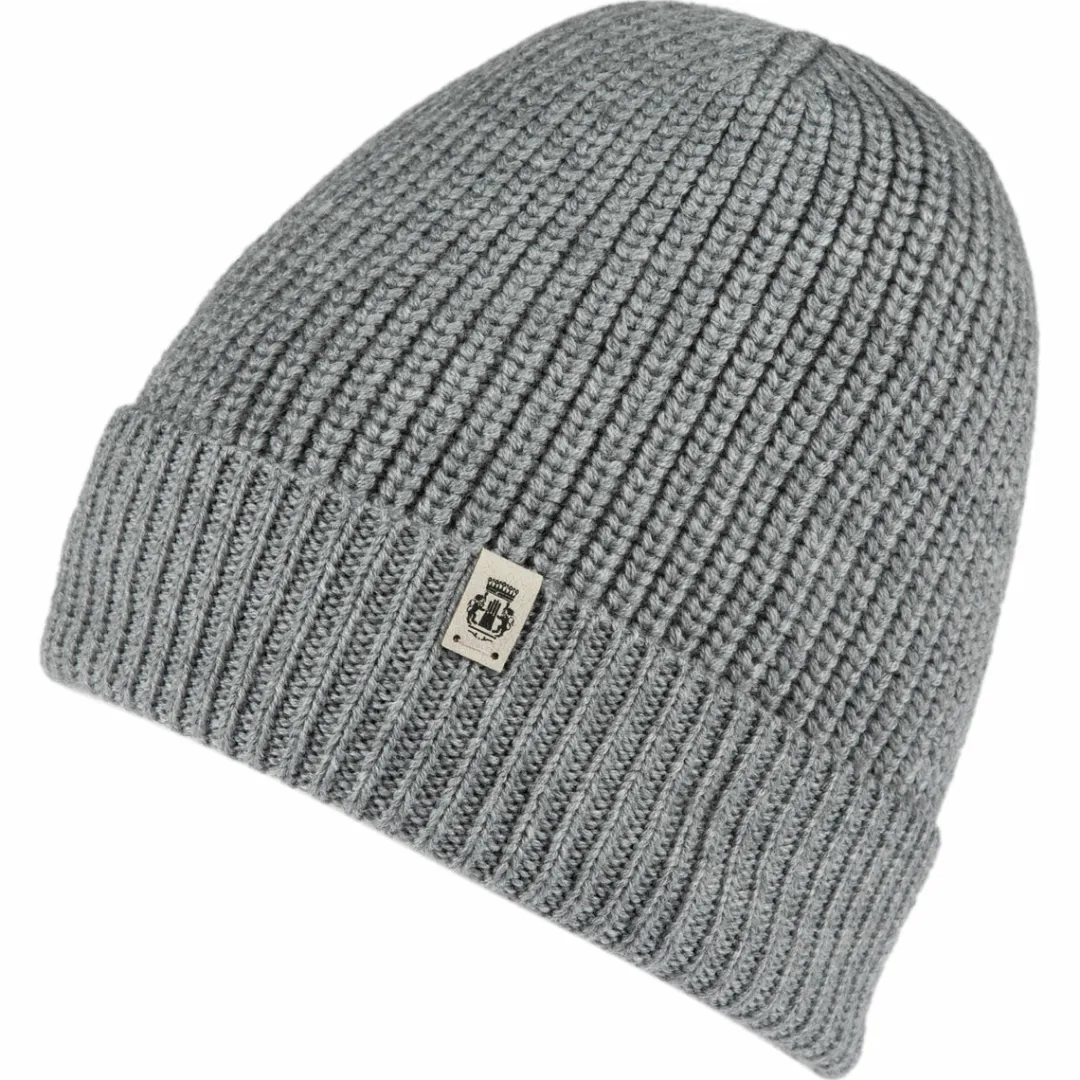 ROECKL Pure Merino Umschlagmuetze - flanell (grau) Best
