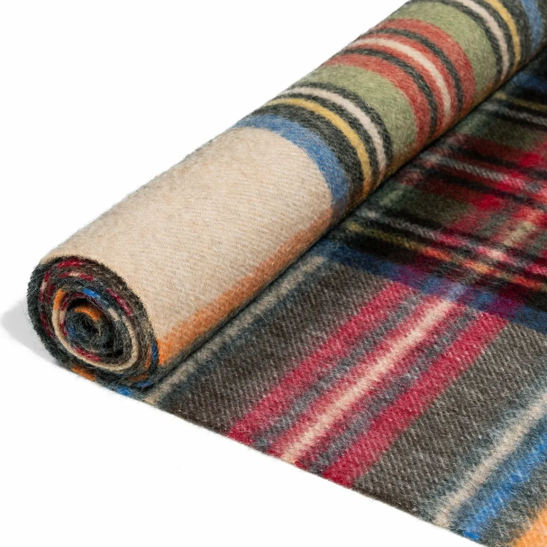 ROECKL Scottish Tartan Men 30x180 - multi navy (blau) Sale