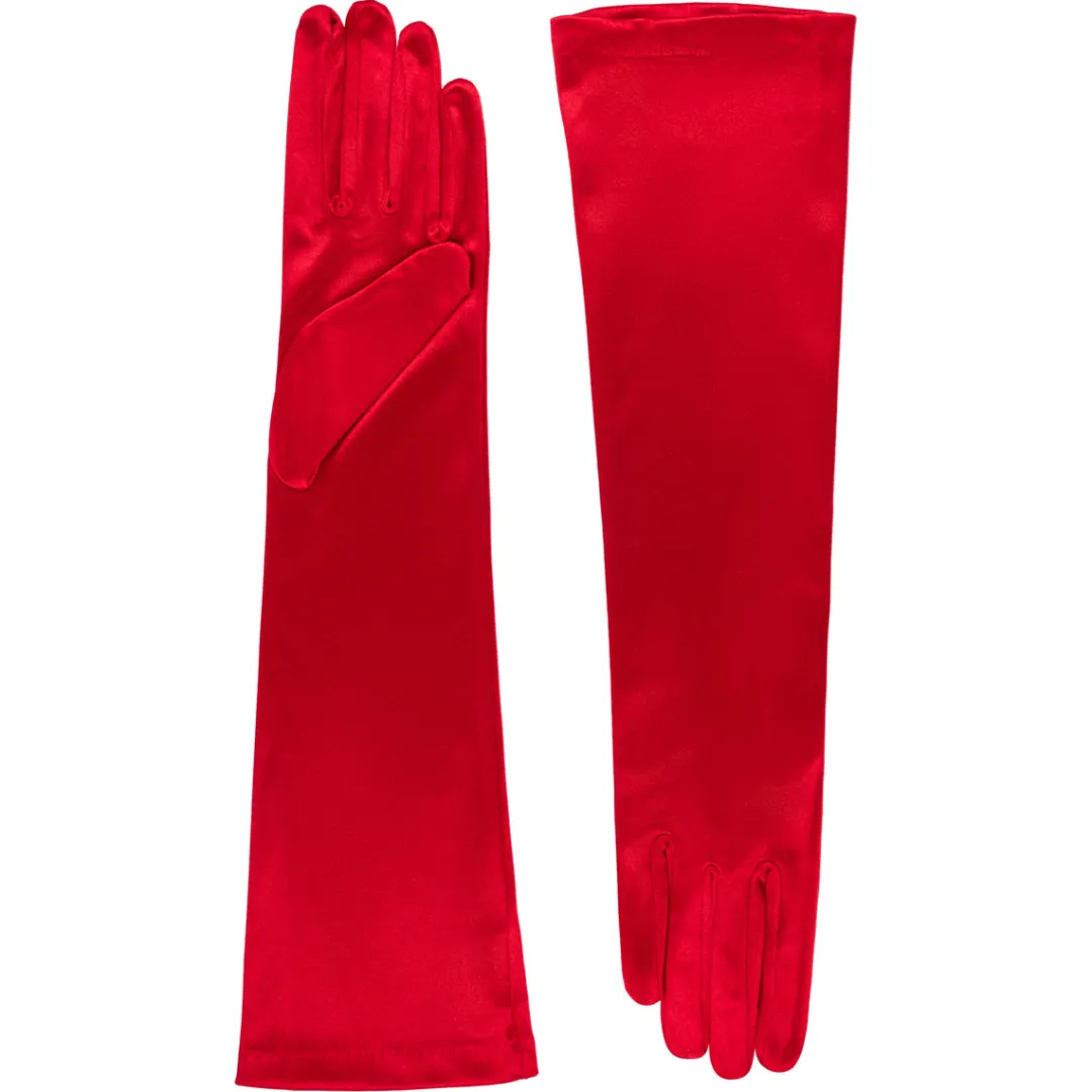 ROECKL Shiny Satin lang glänzendes Satin - red (rot) Best