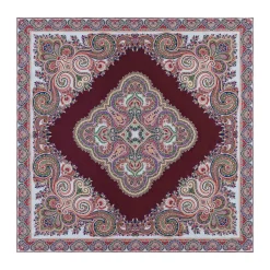 ROECKL Square Garden Paisley 90x90 - multi wine (rot) Hot