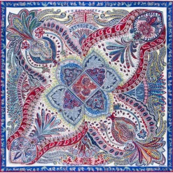 ROECKL Vibrant Paisley 90x90 - multi blue (blau) Sale
