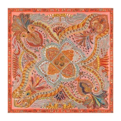ROECKL Vibrant Paisley 90x90 - multi tangerine (orange) Best