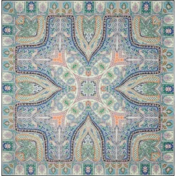 ROECKL Winter Alhambra Paisley 140x140 - multi navy (blau) Best